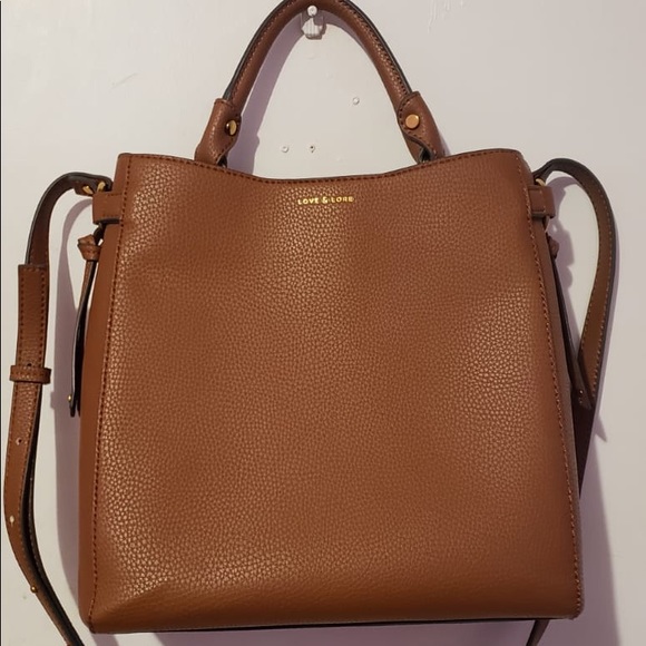 Handbags - Love&Lore Tan Medi Crossbody Bag